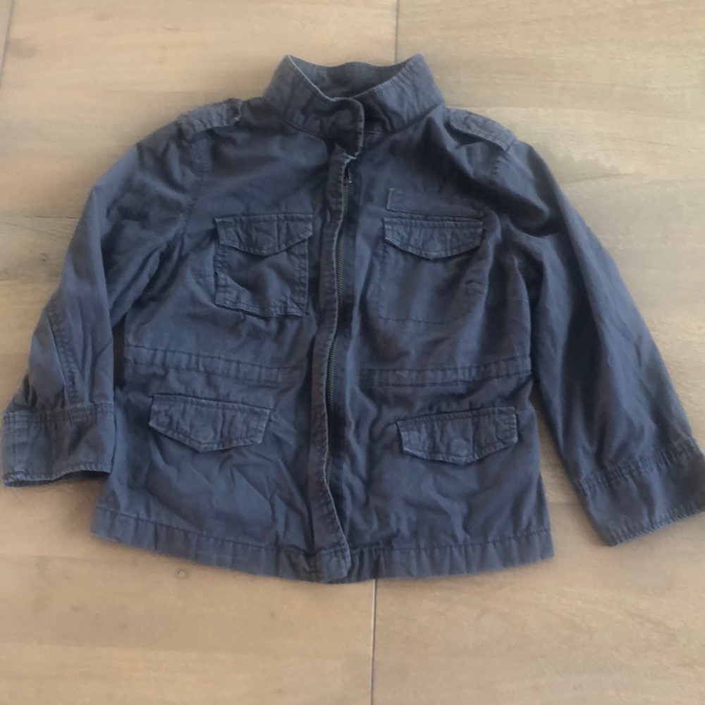 Cropped military jacket